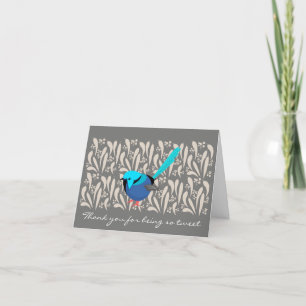 Splendid Fairy Wren Tack Kort