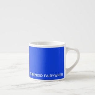 Splendid Fairywren Blue Färg Namn Espressomugg