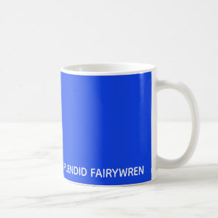 Splendid Fairywren Blue Färg Namn Kaffemugg