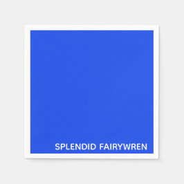 Splendid Fairywren Blue Färg Namn Pappersservett