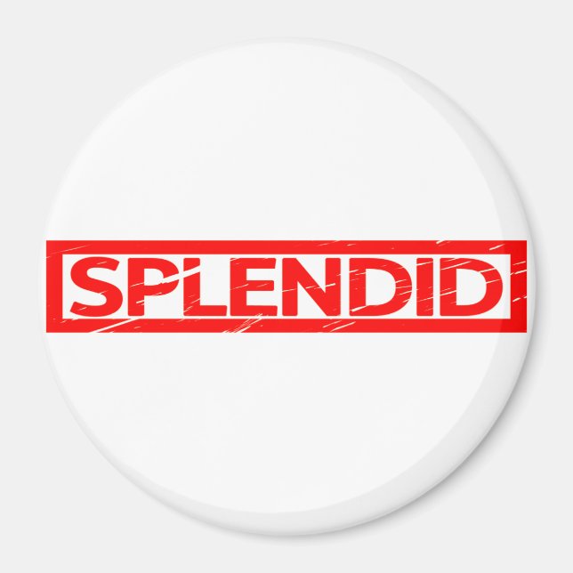 Splendid Frimärke Magnet (Framsidan)