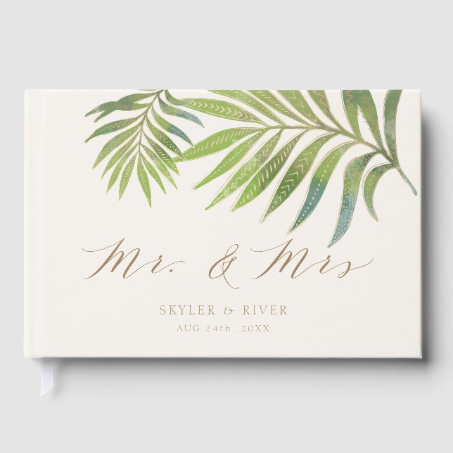 Splendid Summer Wedding Guest Book Gästböcker (Framsida)