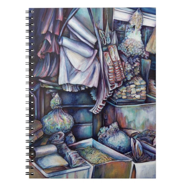 Splendid Tekka Center's Specials, Singapore Anteckningsbok Med Spiral (Framsidan)