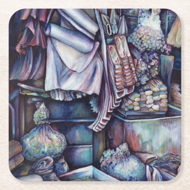 Splendid Tekka Center's Specials, Singapore Underlägg Papper Kvadrat (Framsidan)