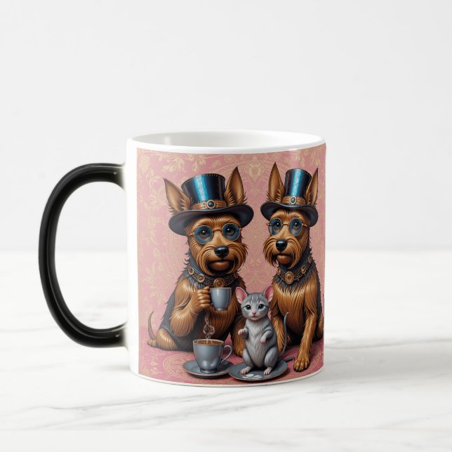 Splendid Yorkshire Terriers Morphing Mugg (Vänster)