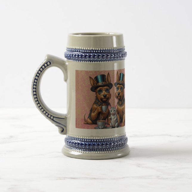 Splendid Yorkshire Terriers Stein Mugg (Vänster)