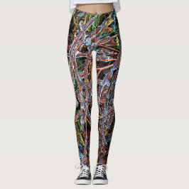 SplendidLee - Ice Twigs Photo Print Leggings