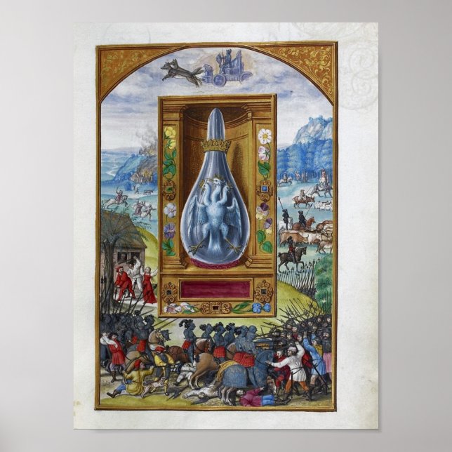 Splendor Solis, tysk alkemisk Treatise Poster (Framsidan)