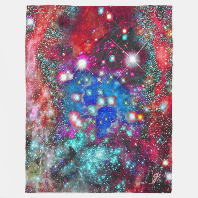 Splendorous Star Fält Fleece Blanket (Framsidan)