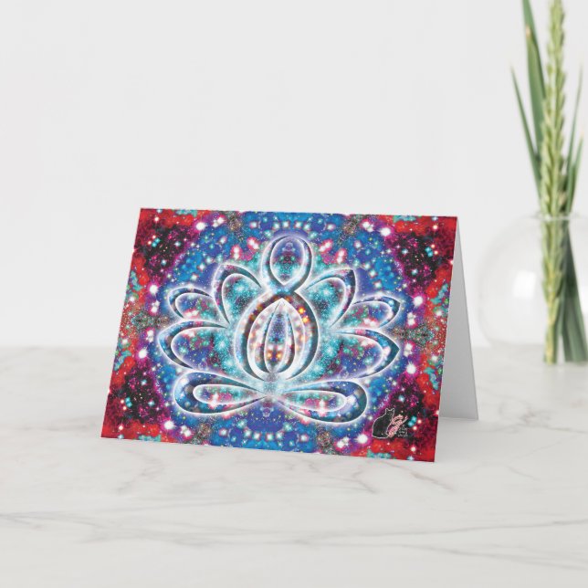 Splendorous Zen Lotus Kort (Framsida)