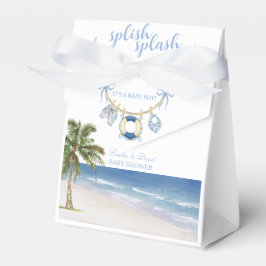 Splish Splash Beach Baby Shower Förmånslåda Presentaskar