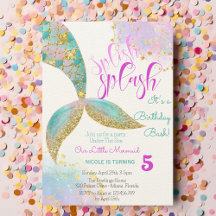 Splish splash havsfrubirthday bash