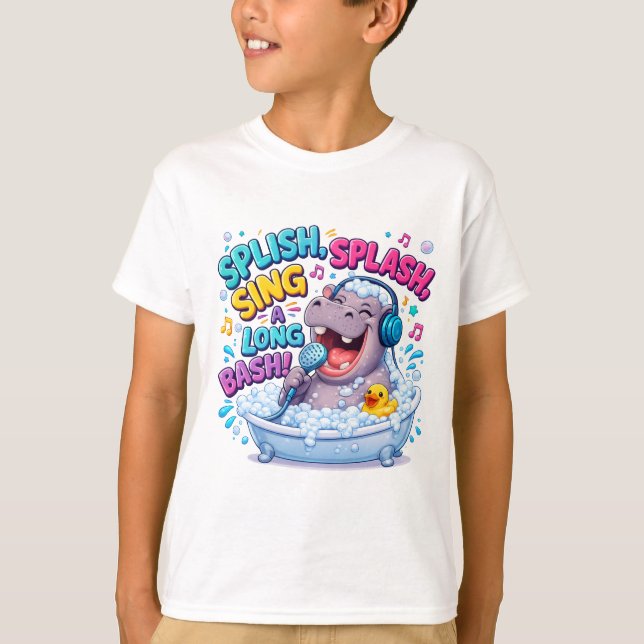 Splish Splash Sing A Long Bash T Shirt (Framsida)