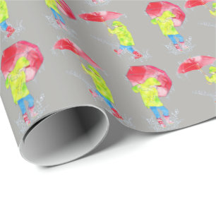 Splish stänk som slår in papper presentpapper