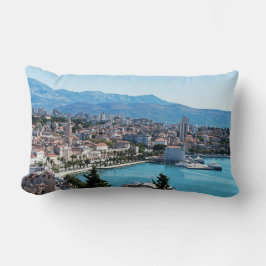 Split city Sefront Aerial view, Dalmatia, Kroatien Lumbarkudde