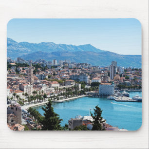 Split city Sefront Aerial view, Dalmatia, Kroatien Musmatta