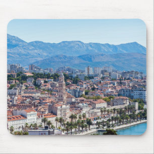 Split city Sefront Aerial view, Dalmatia, Kroatien Musmatta