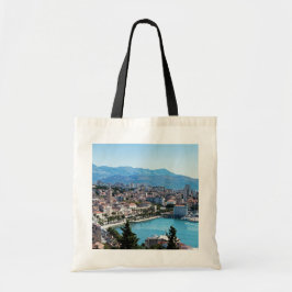 Split city Sefront Aerial view, Dalmatia, Kroatien Tygkasse
