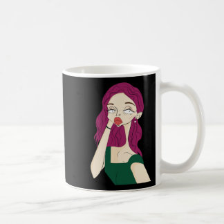 Split Girl Sticker Kaffemugg