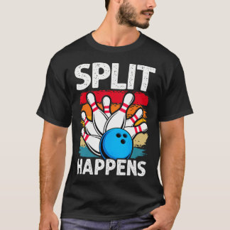 Split Happens Bowling T Shirt