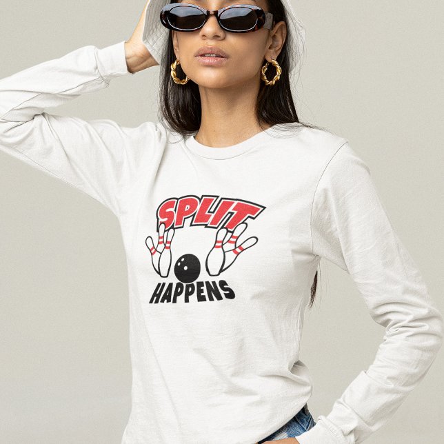 Split Happens Bowling T-Shirt (Skapare uppladdad)
