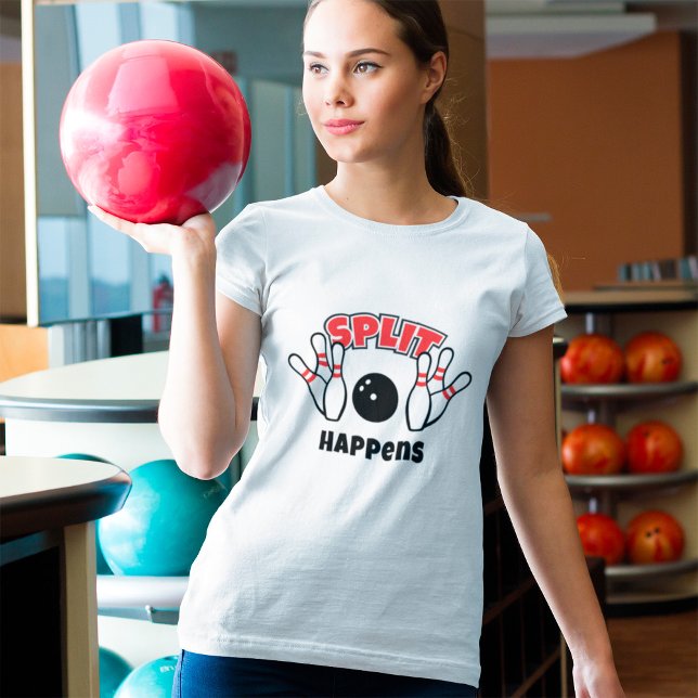 Split Happens Bowling T-Shirt (Skapare uppladdad)