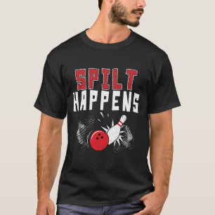 Split Happens Bowling Tröja Rolig Bowler T-Shirt