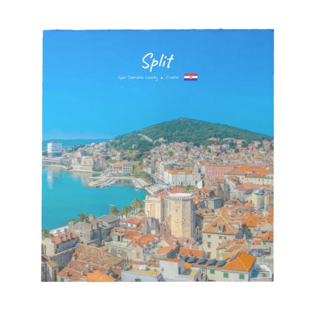 Split, Kroatien - Kuststad Anteckningsblock (Framsida)