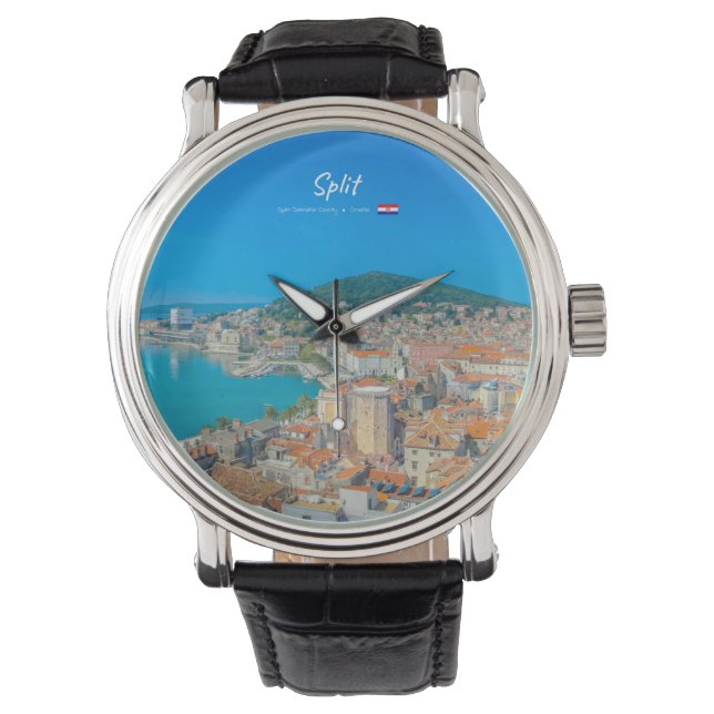 Split, Kroatien - Kuststad Armbandsur (Framsida)