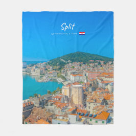 Split, Kroatien - Kuststad Fleecefilt