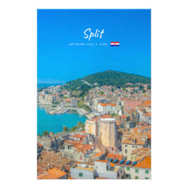 Split, Kroatien - Kuststad Fototryck