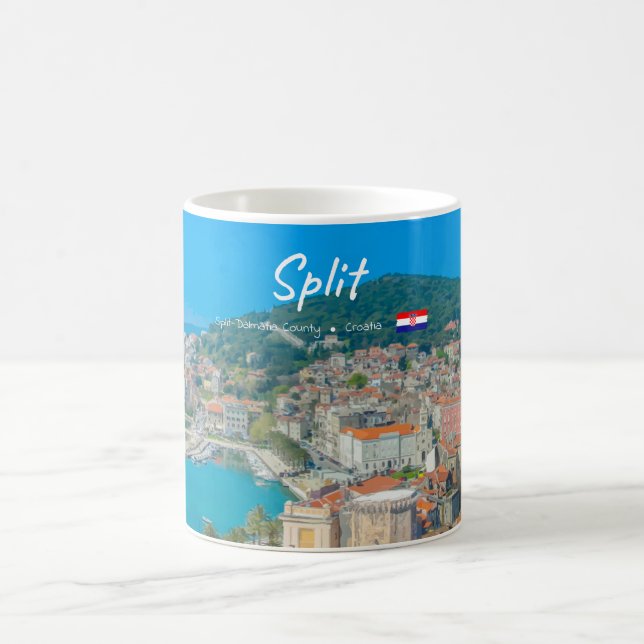 Split, Kroatien - Kuststad Kaffemugg (Center)
