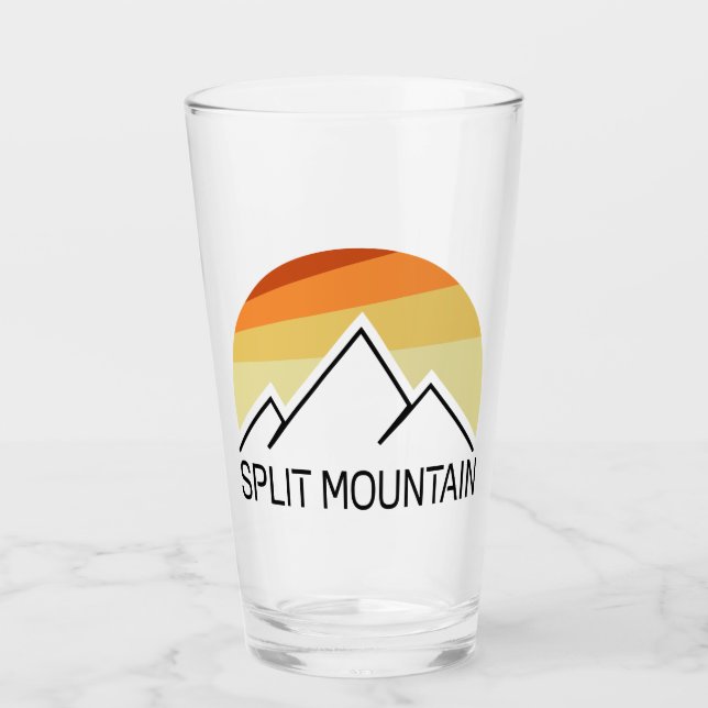 Split Mountain California Retro Glaskopp (Framsida)