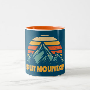 Split Mountain California Retro Turcos Två-Tonad Mugg