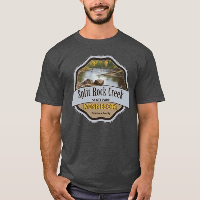 Split Rock Creek State Park T Shirt (Framsida)