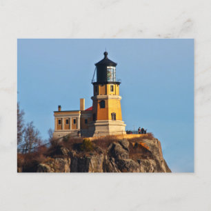Split Rock fyr Minnesota Vykort
