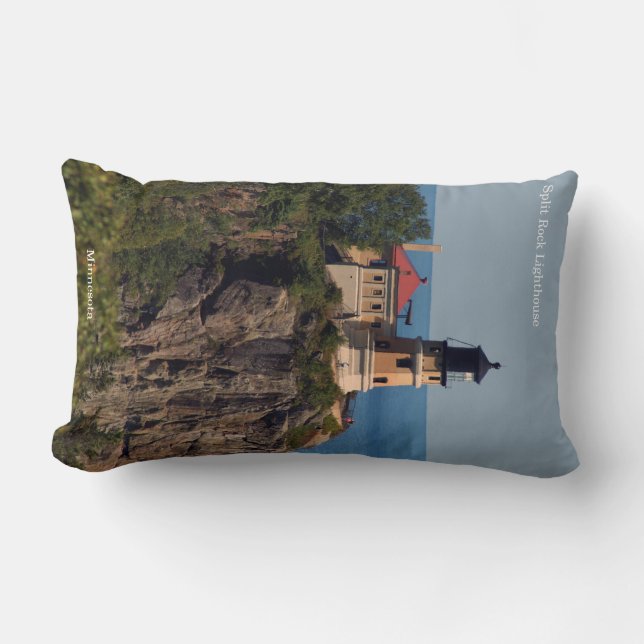 Split Rock Lighthouse ländryggskudde Lumbarkudde (Framsida)