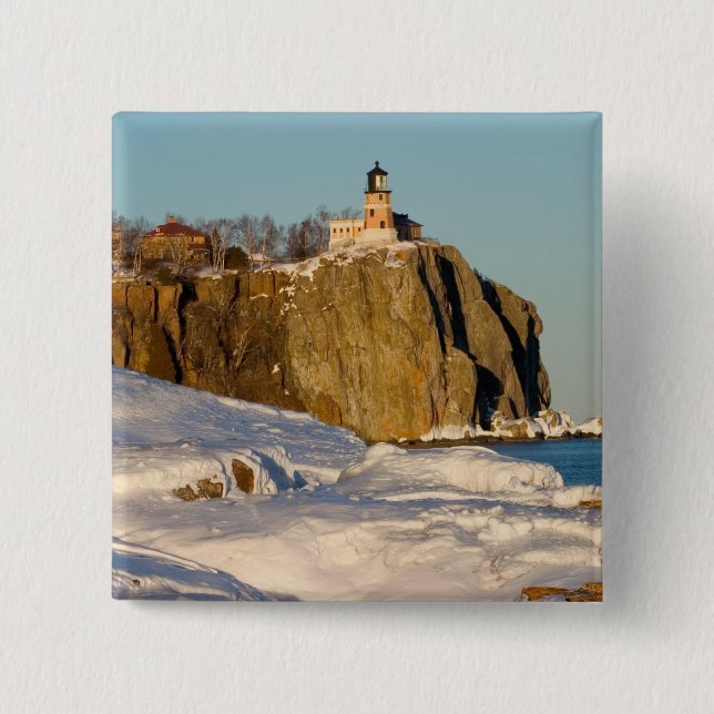 Split Rock Lighthouse State Park vid sjön Knapp (Framsida)
