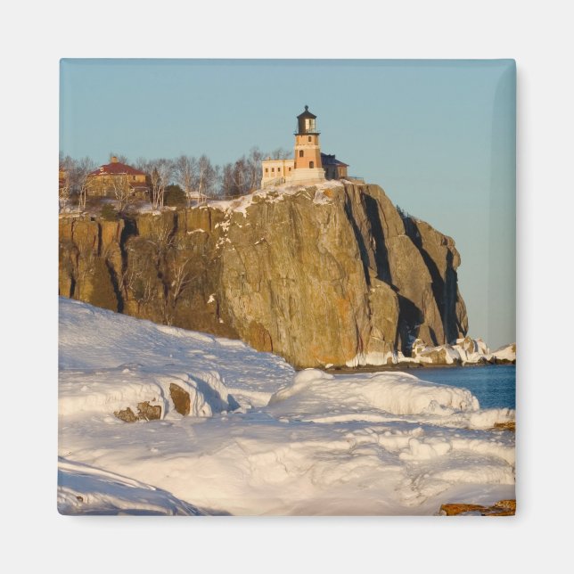 Split Rock Lighthouse State Park vid sjön Magnet (Framsidan)