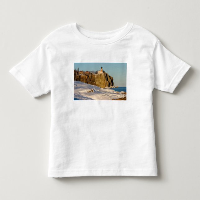 Split Rock Lighthouse State Park vid sjön T-shirt (Framsida)