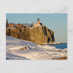 Split Rock Lighthouse State Park vid sjön Vykort