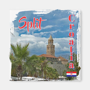 Split stad i Kroatien, resa Magnet