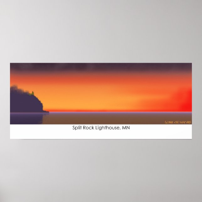 Split Sten fyr, MN Poster (Framsidan)