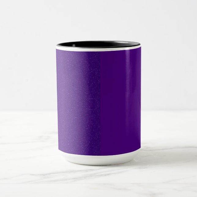 Split Struktur Lila Anpassningsbar Coffee Mugg (Center)