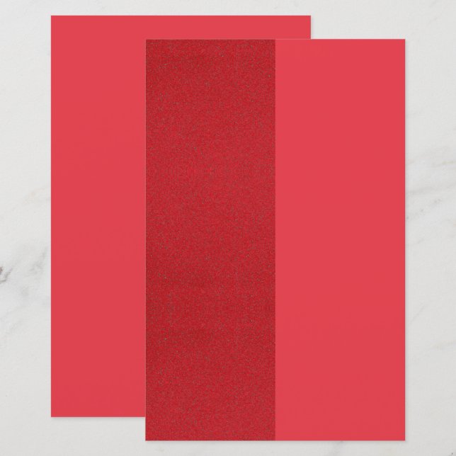 Split Tomato Red Anpassningsbar Printable Papper L (Fram/baksida)