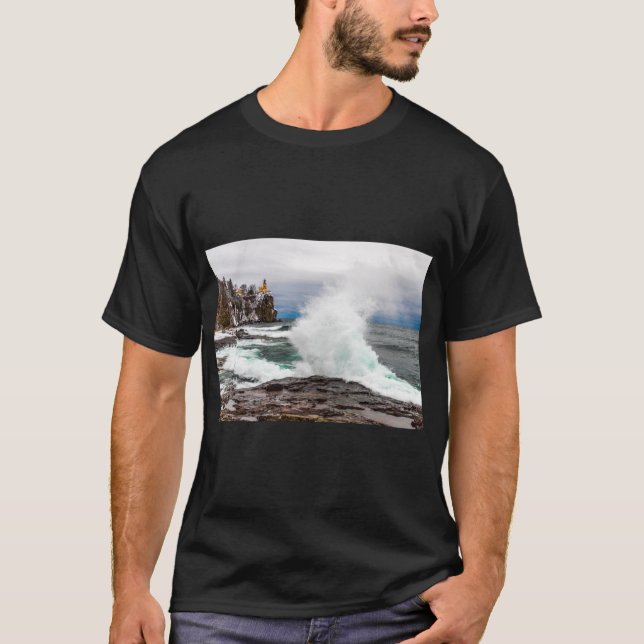 Splitrock Wave Överstorlek T Shirt (Framsida)