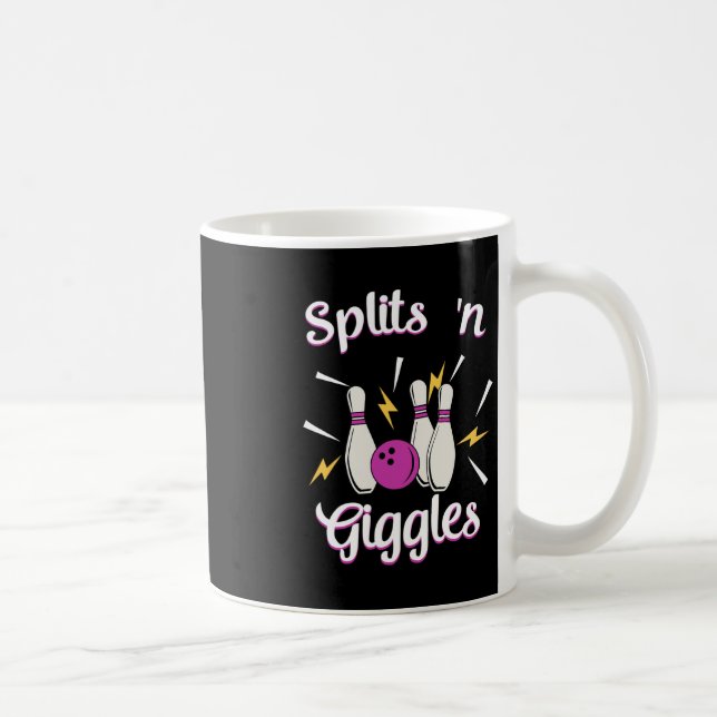 Splits n Giggles Funny Bowling Team Bowlareare Ipo Kaffemugg (Höger)