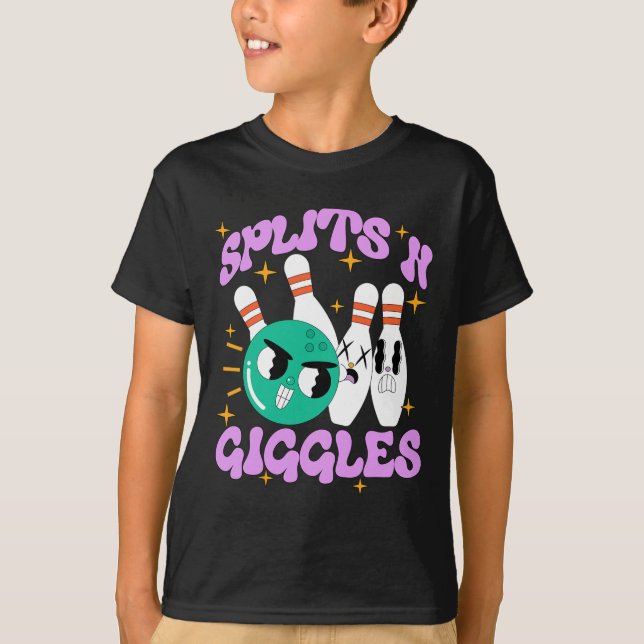 Splits n Giggles Funny Bowling Team Bowlareare Ipo T Shirt (Framsida)