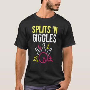 Splits'n Giggles Bowlingskjorta Slår i Styl T Shirt