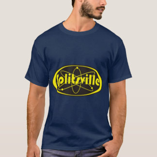 Splitsville svart gul Överstorlek T Shirt